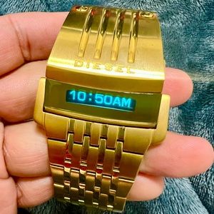 Diesel Digital Gold Watch “Rare Piece”